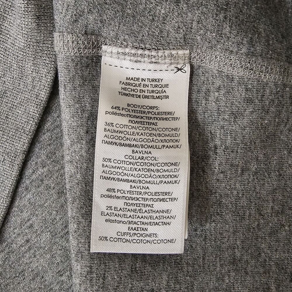 Polo Ralph Lauren P Patch Varsity Sweatshirt Gray Letterman Mens L Crewneck - Picture 5 of 6